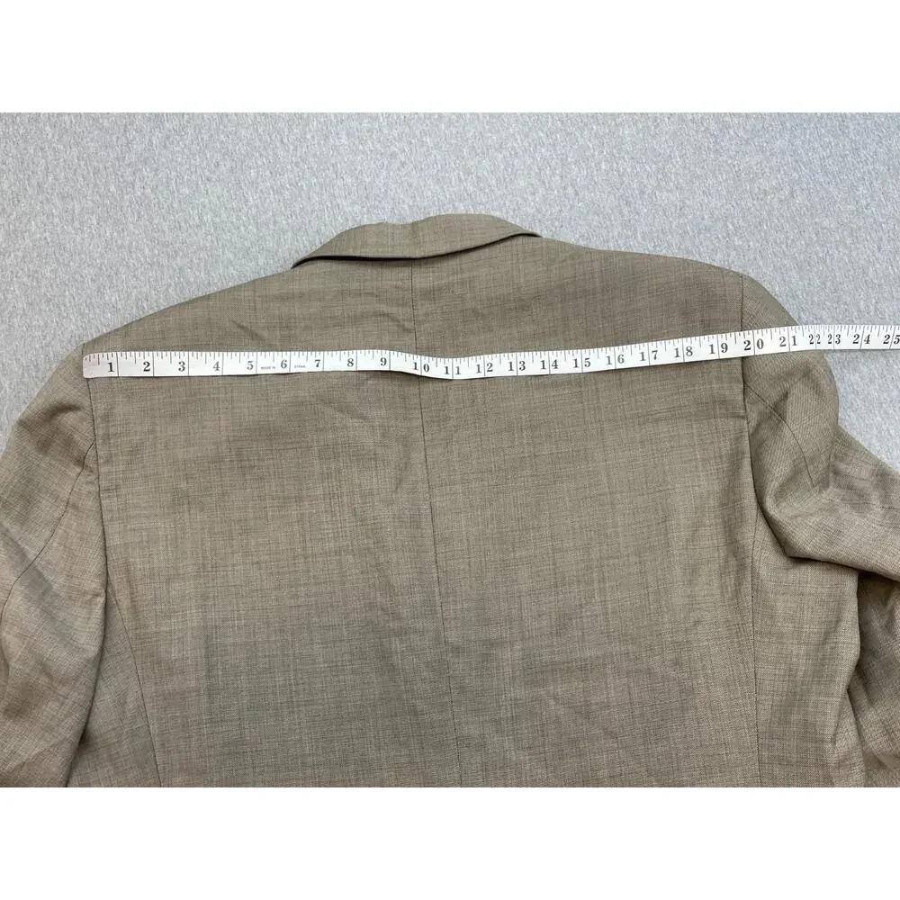 Tommy Hilfiger Blazer‎ Mens 44R Hopsack 100% Wool 2-Button Single Breast Lined